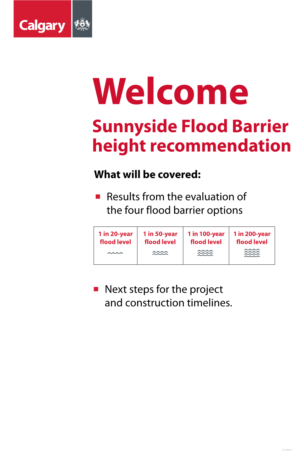 Sunnyside Flood Barrier Height Recommendation