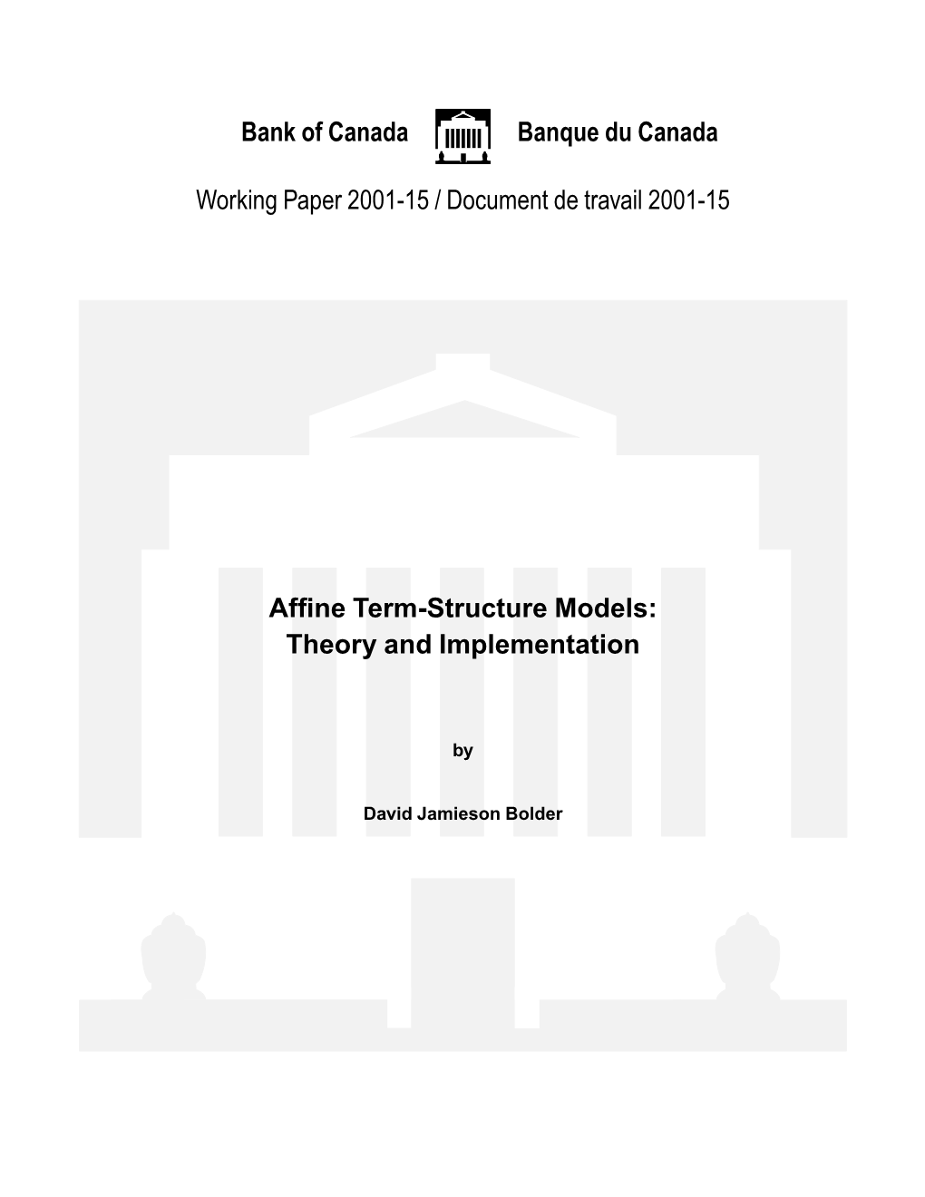 Affine Term-Structure Models: Theory and Implementation