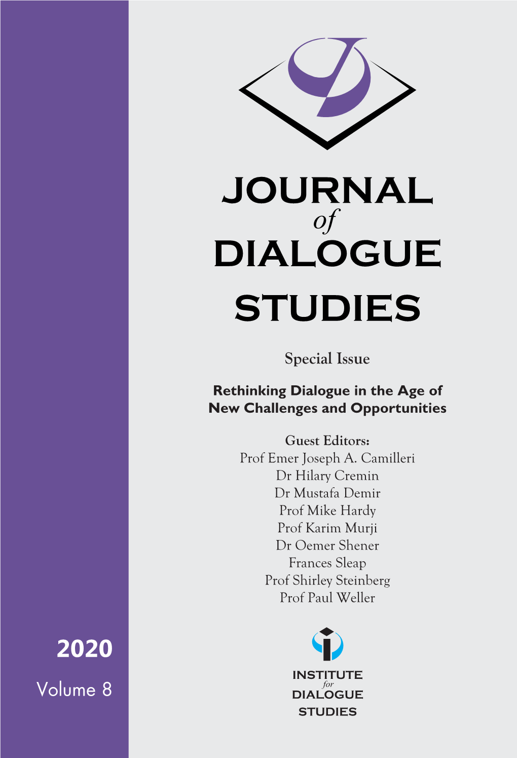 Journal of Dialogue Studies VOL 8