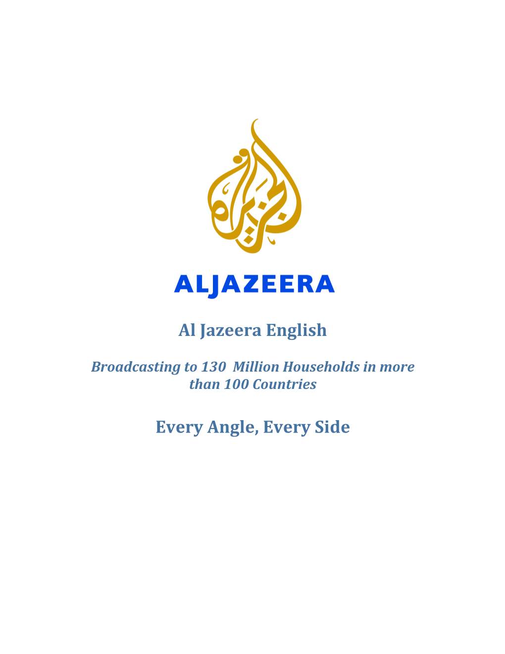 About Al Jazeera English