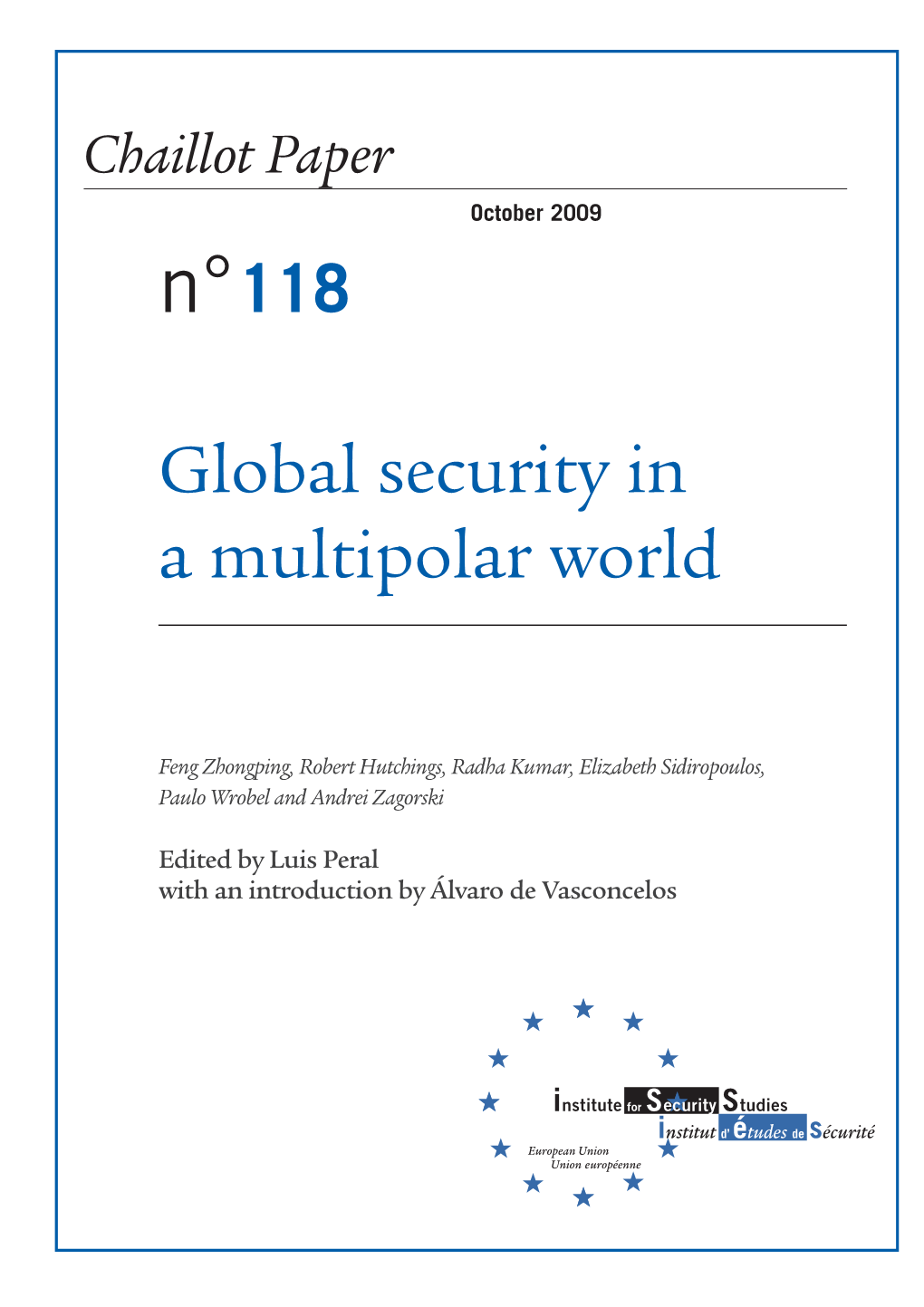 Global Security in a Multipolar World