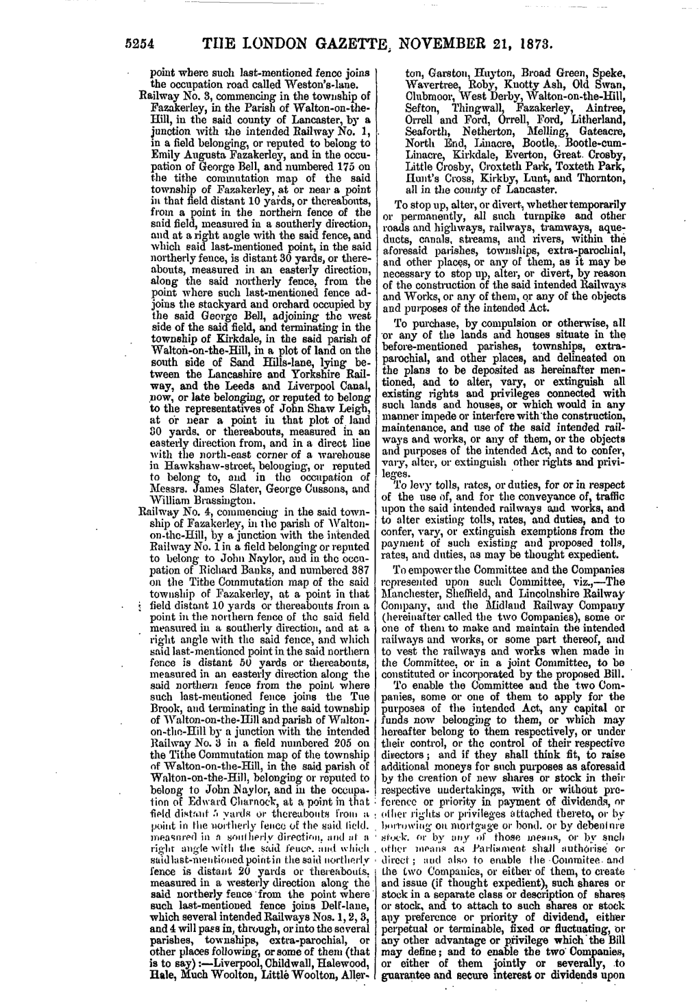 The London Gazette, Issue 24037, Page 5254