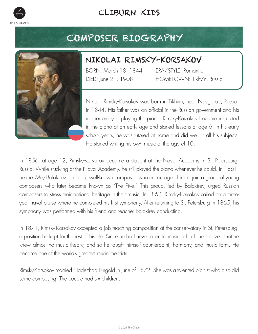 Composer Biography: Nikolai Rimsky-Korsakov