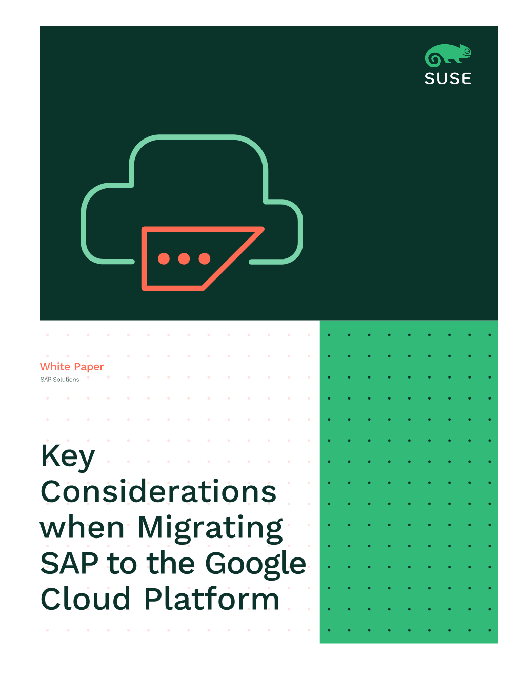 Key Considerations When Migrating SAP to the Google Cloud Platform SAP Solutions White Paper Key Considerations When Migrating SAP to the Google Cloud Platform