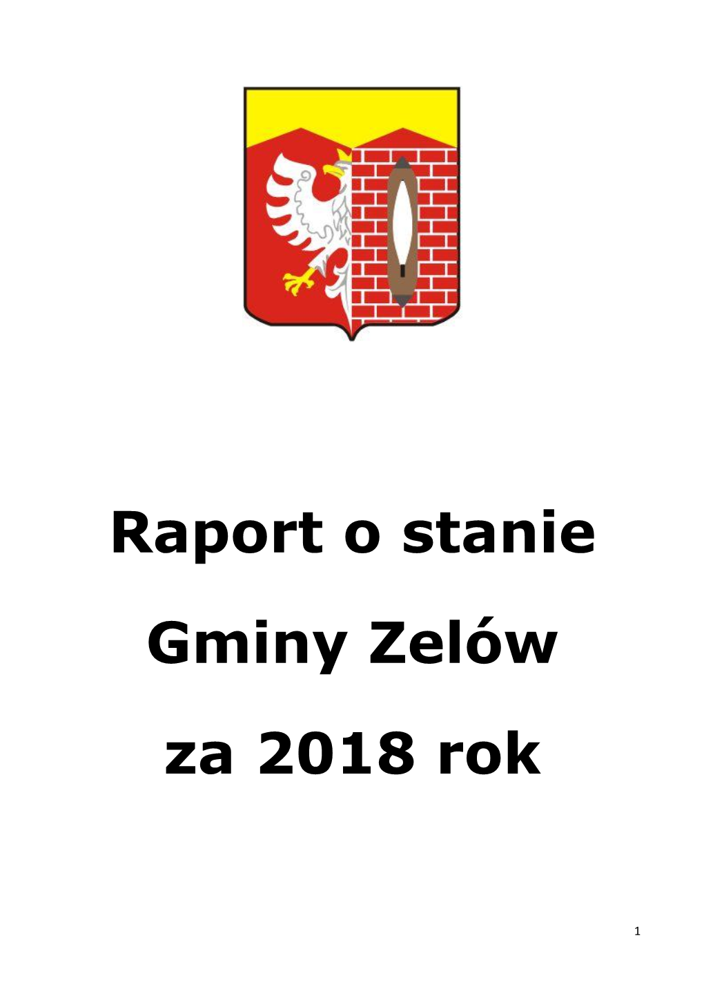 Raport O Stanie Gminy Zelów Za 2018 Rok