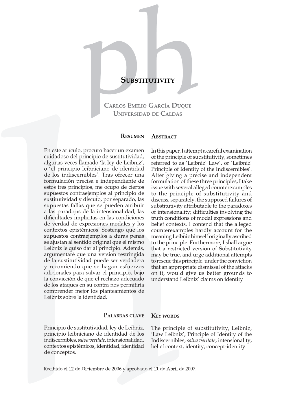 Substitutivity