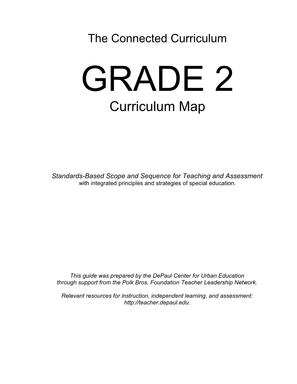 The Connected Curriculum