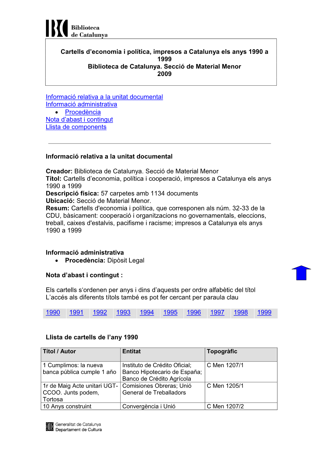 Cartells De Temàtica General, Que Corresponen Al