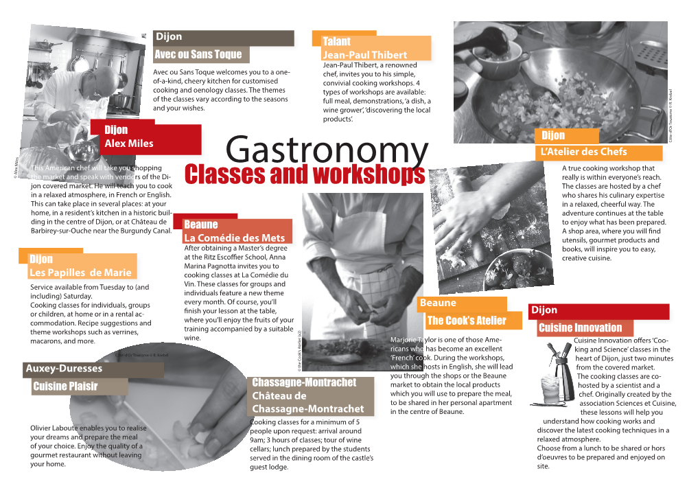 Gastronomy a True Cooking Workshop That