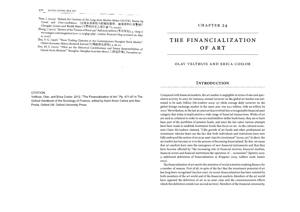 Chapter 24 the Financialization Of