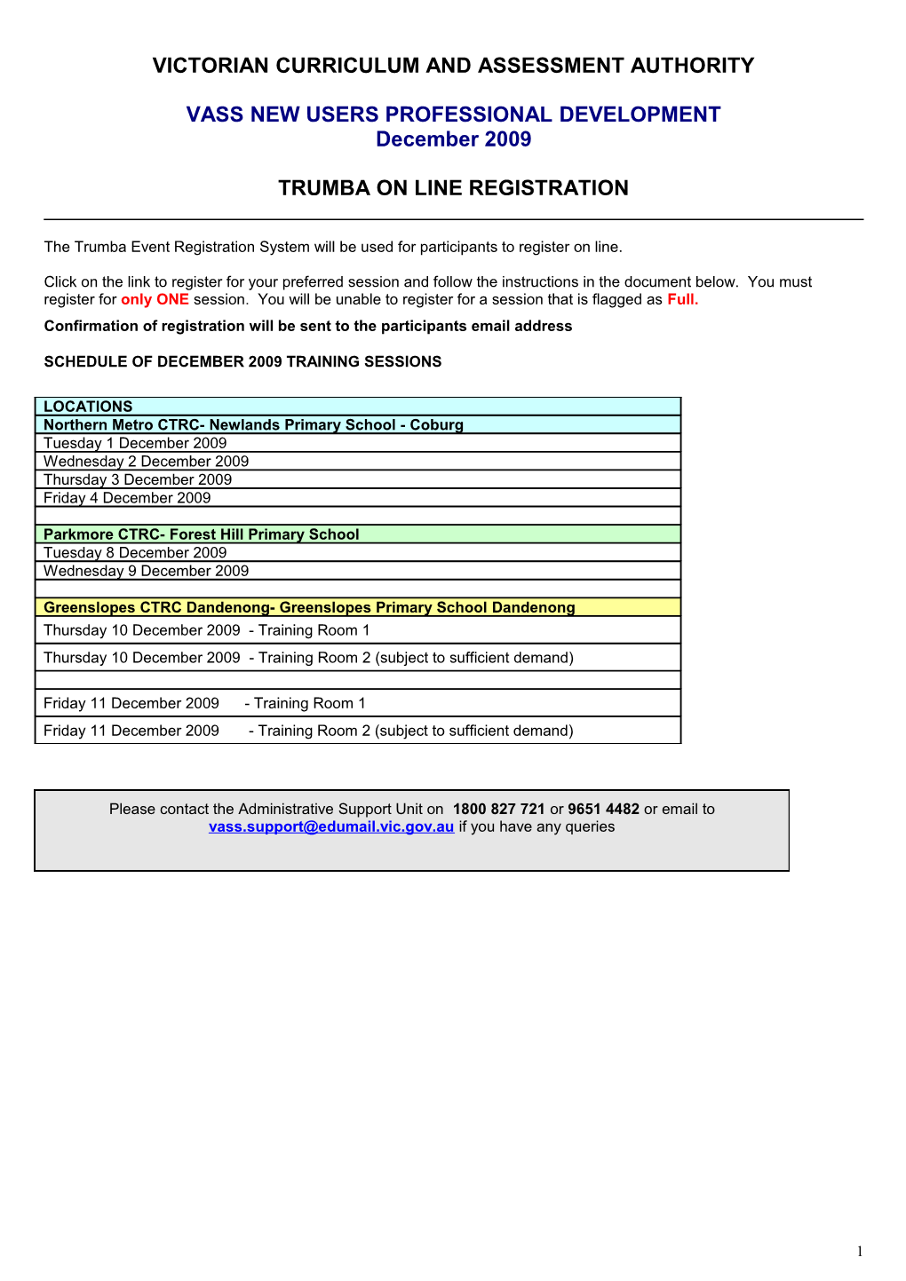 Victorian Curriculum and Assessment Authority