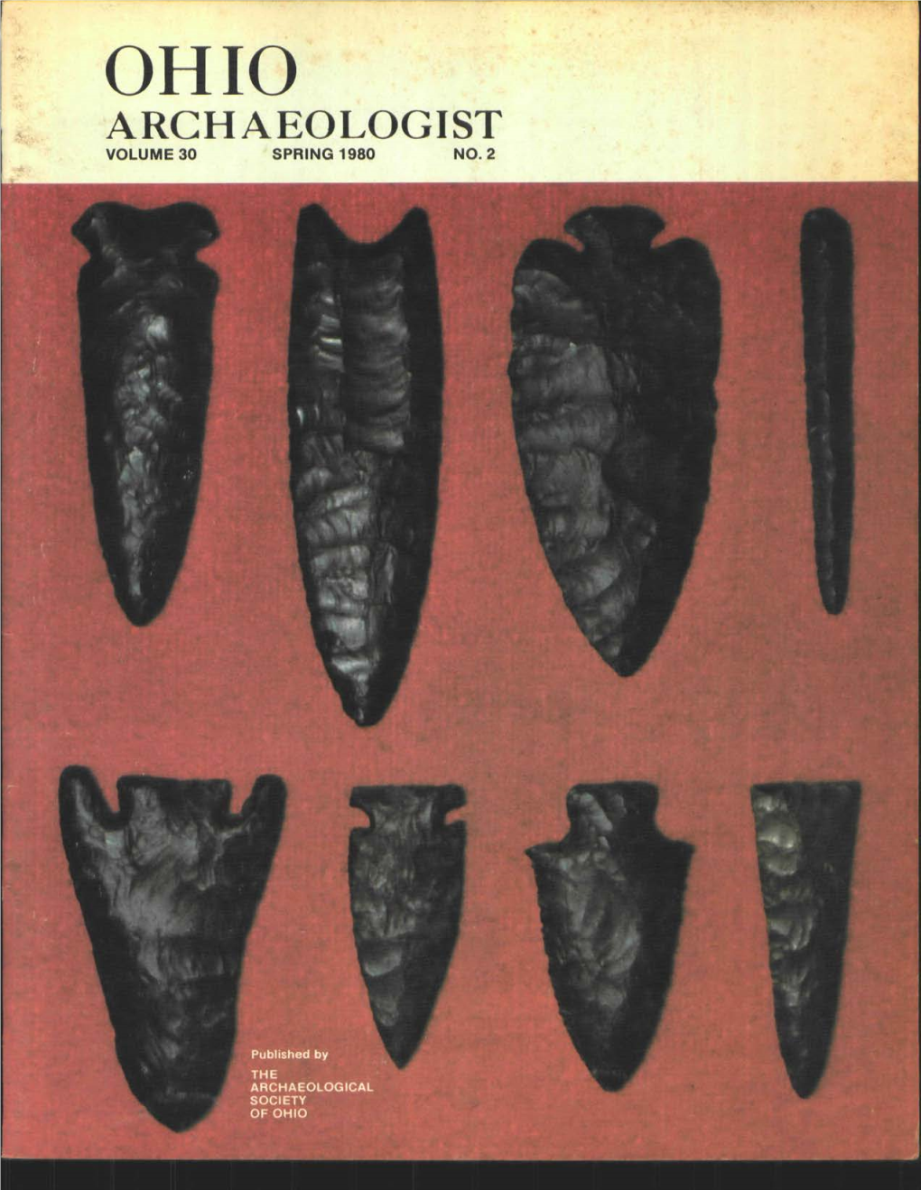 Ohio Archaeologist Volume 30 Spring 1980 No