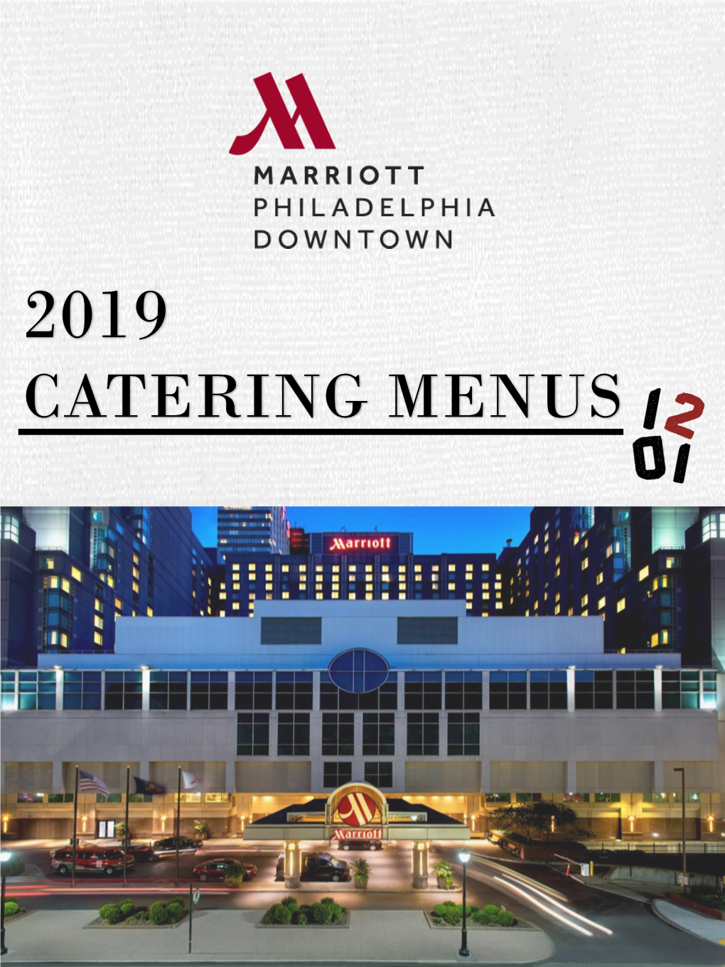 2019 Catering Menus Welcome