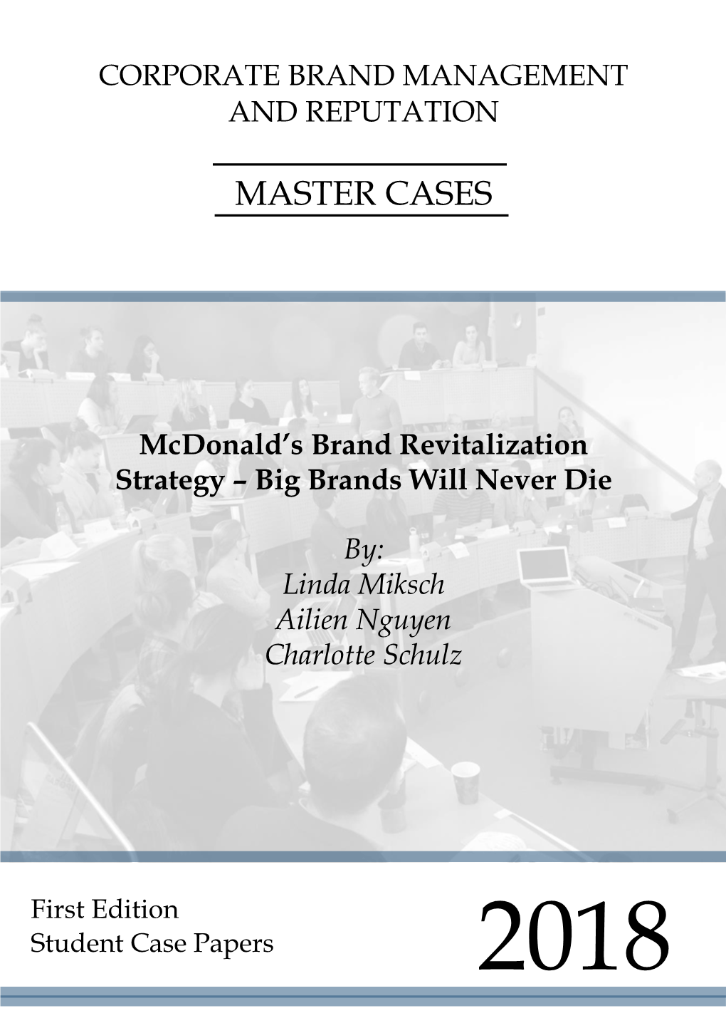 Mcdonald's Brand Revitalization Strategy