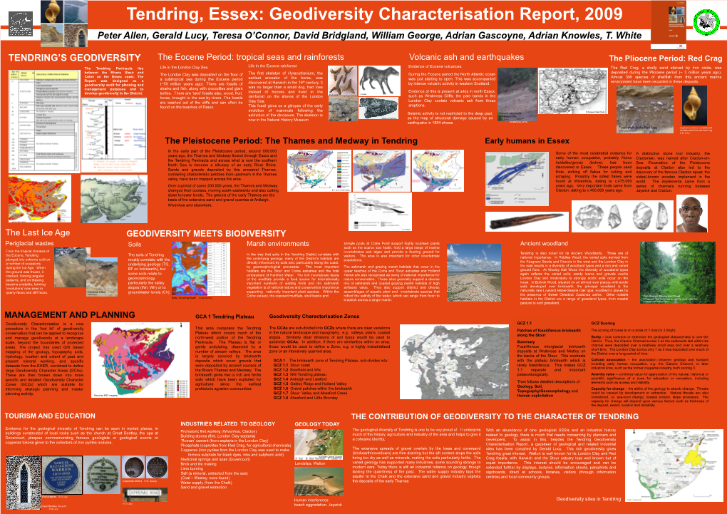 Tendring Geodiversity Poster