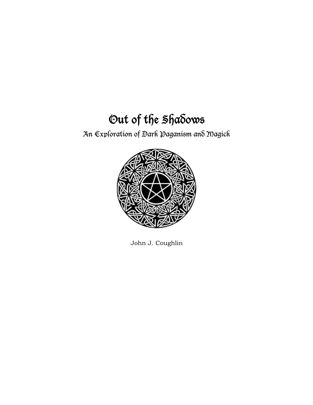 Out of the Shadows.Pdf