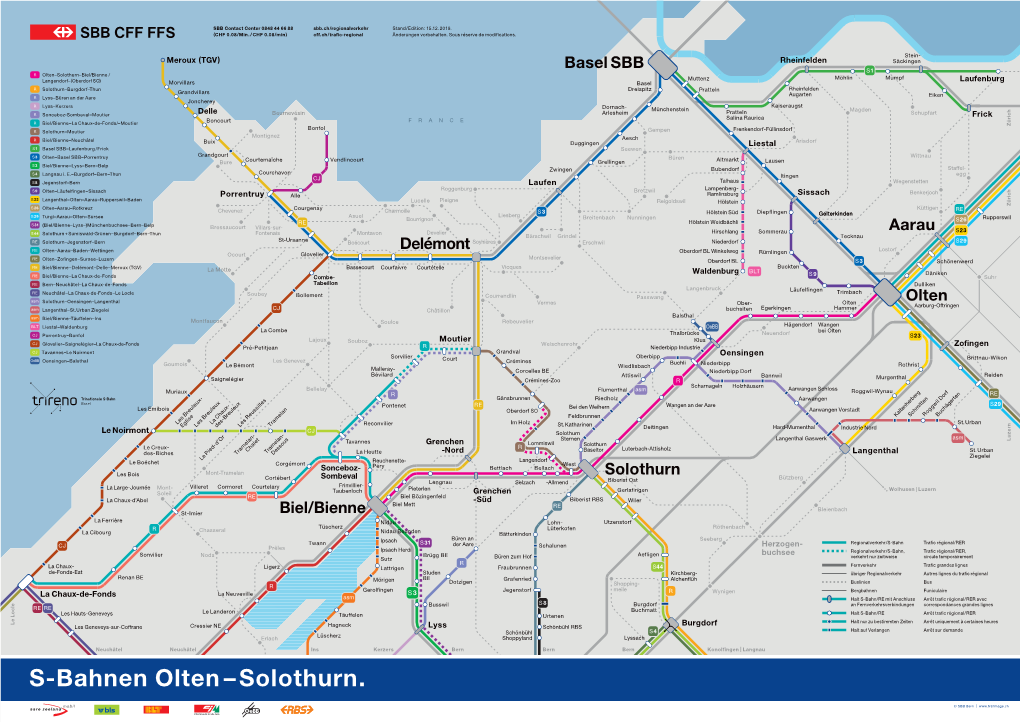 S-Bahnen Olten–Solothurn