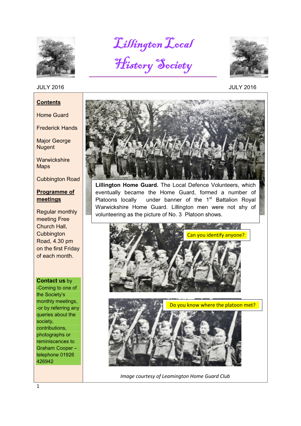 Lillington Local History Society