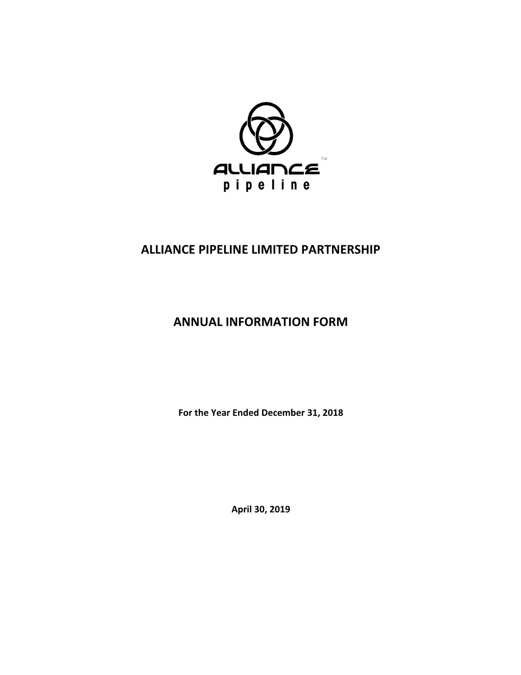 Alliance Pipeline Limited Partnership Annual