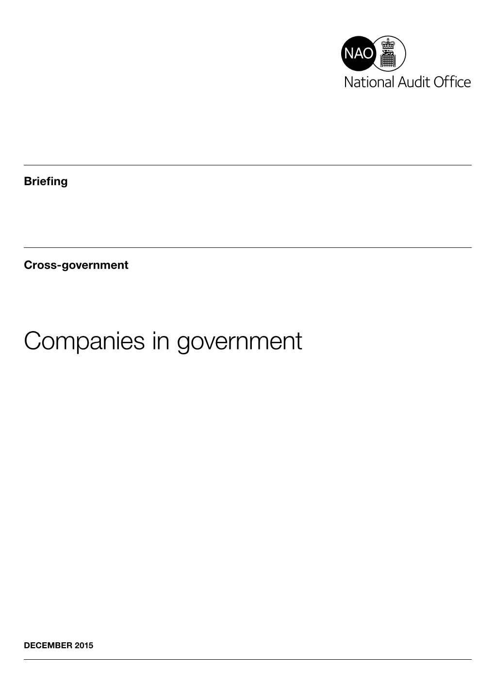 Companies in Government