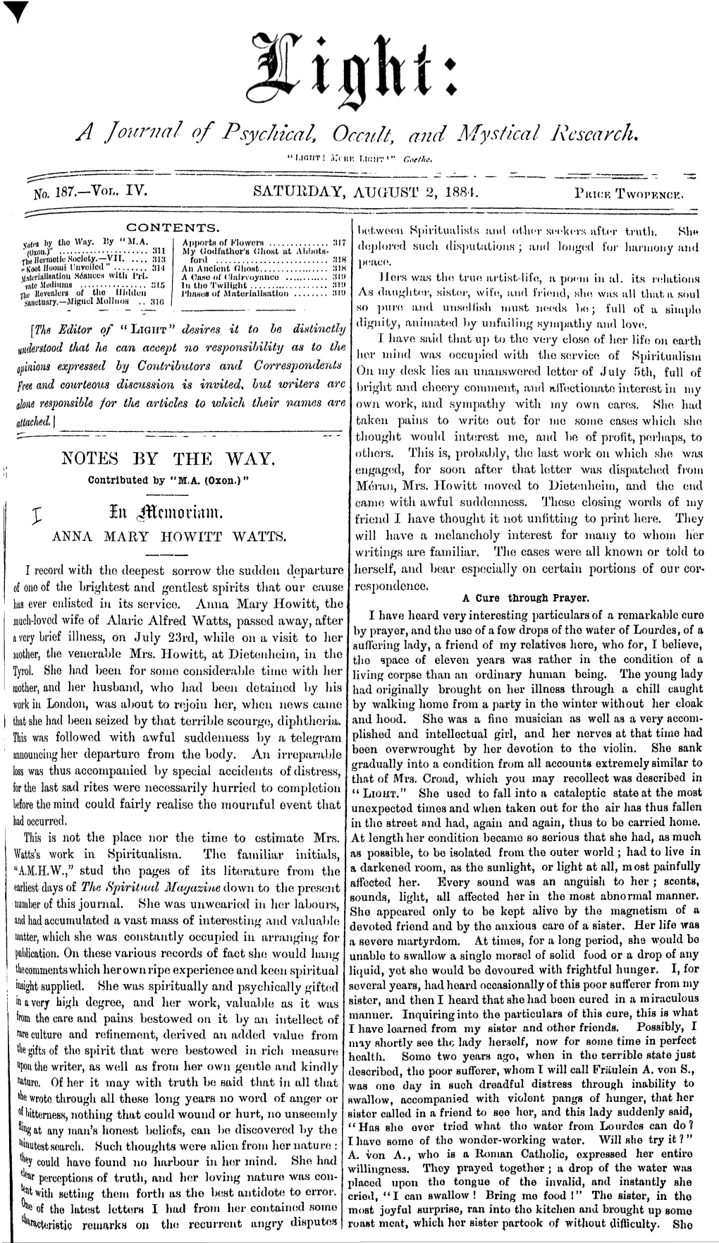 Light V4 N187 Aug 2 1884