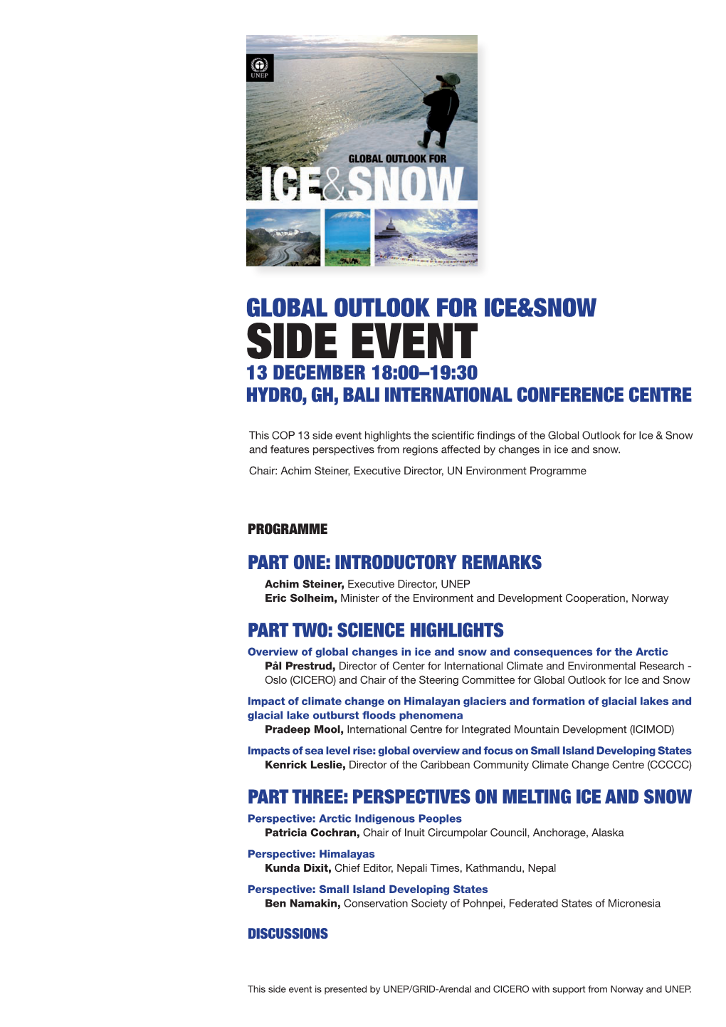 Global Outlook for Ice&Snow