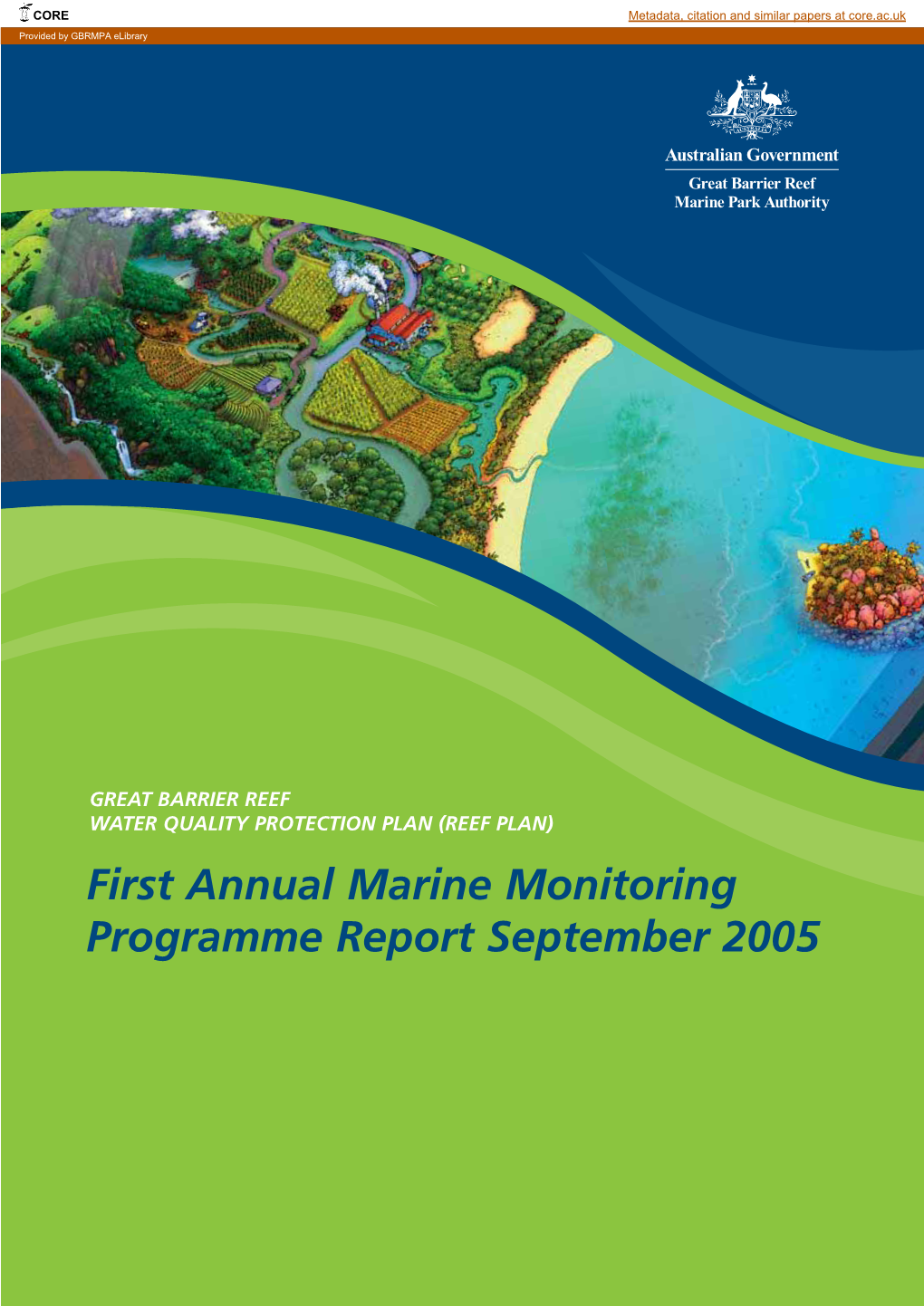 First Annual Marine Monitoring Programme Report September 2005 RWQPP Marine Monitoring Programme First Annual Report (2005)