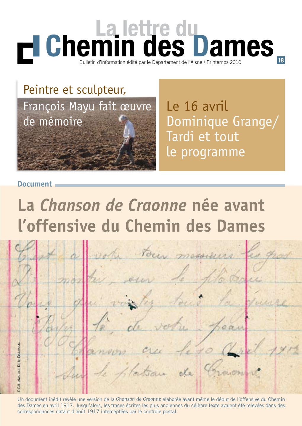 PDF "Lettre Du Chemin Des Dames"