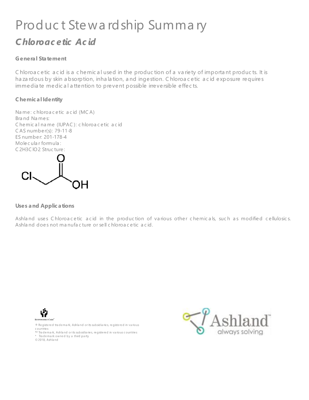 Chloroacetic Acid