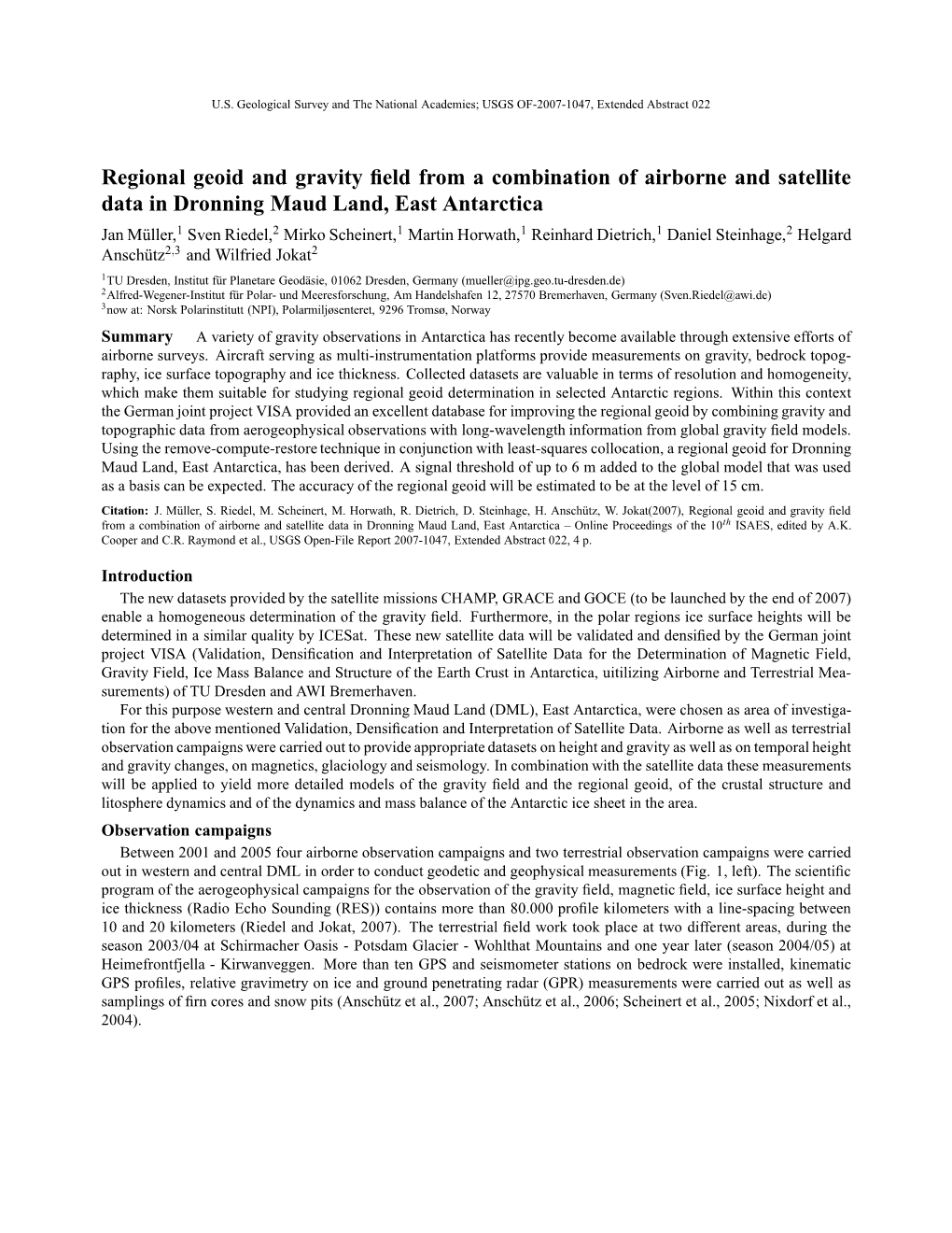 USGS Open-File Report 2007-1047 Extended Abstract