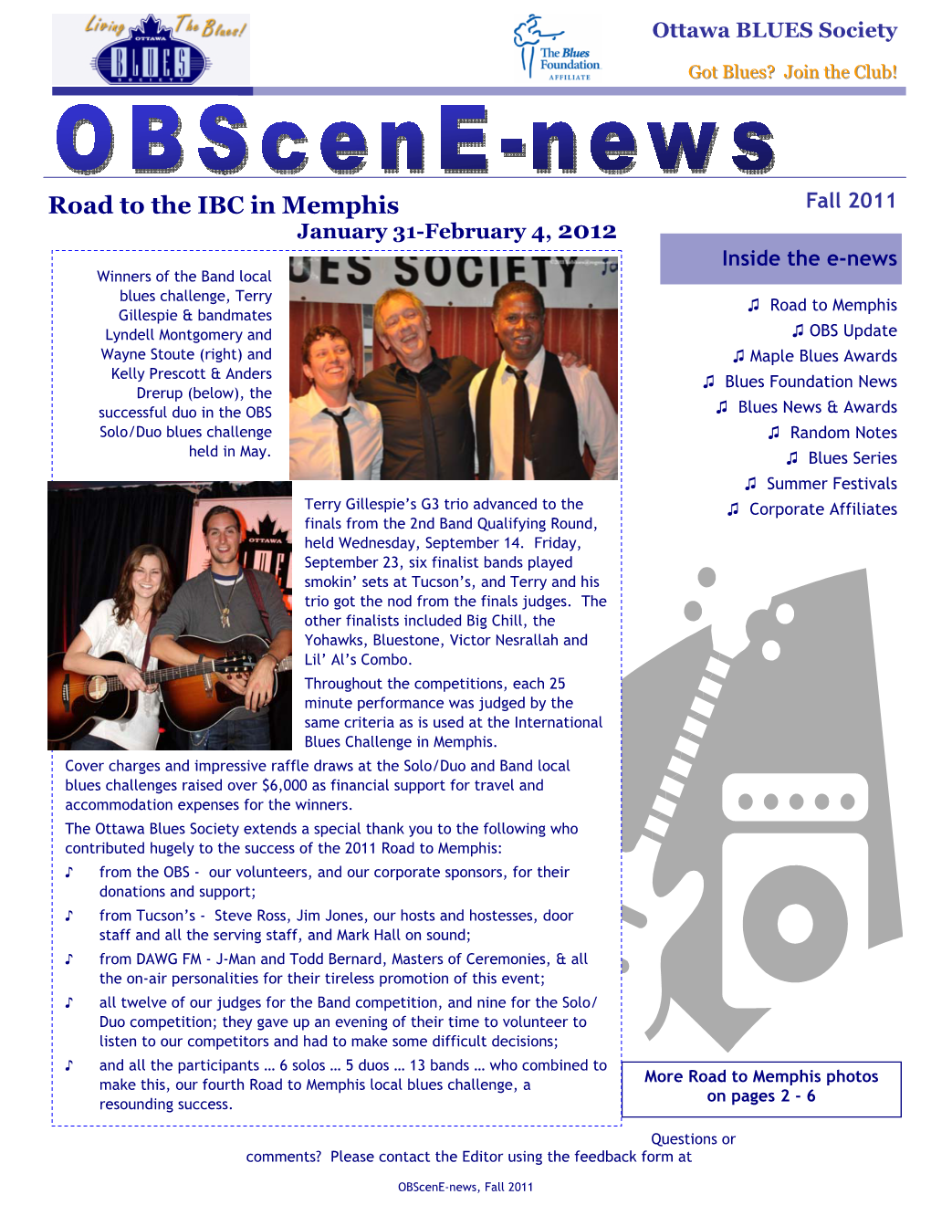 Obscene-News, Fall 2011