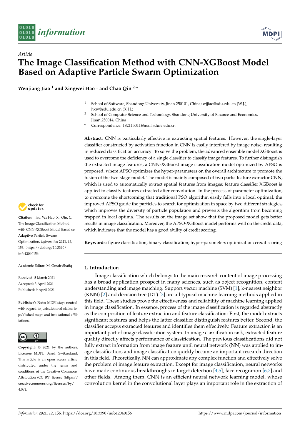 The Image Classification Method with CNN-Xgboost Model Based On