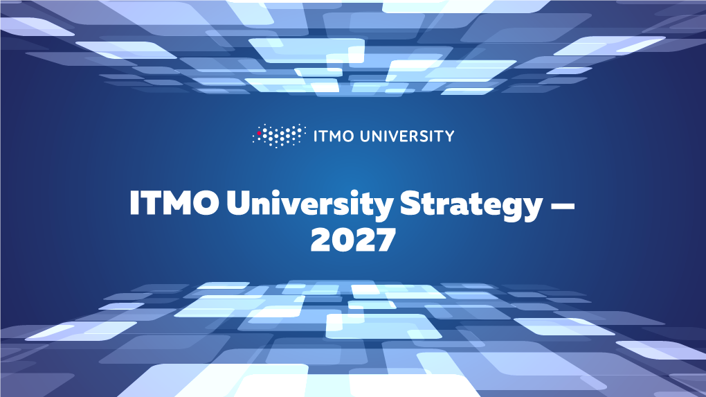 ITMO Strategy 2020-2027