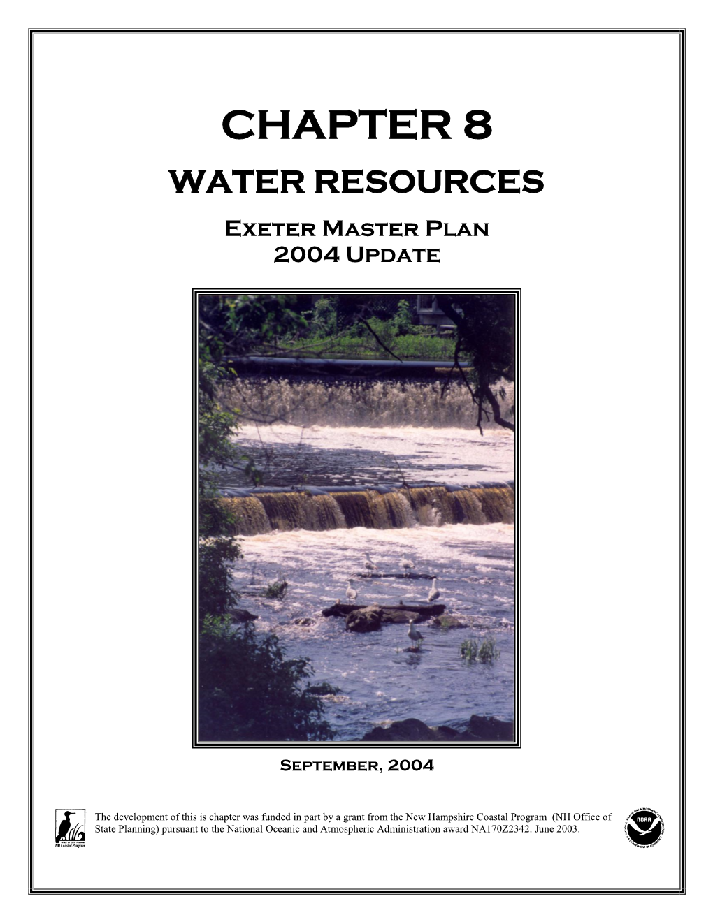CHAPTER 8 WATER RESOURCES Exeter Master