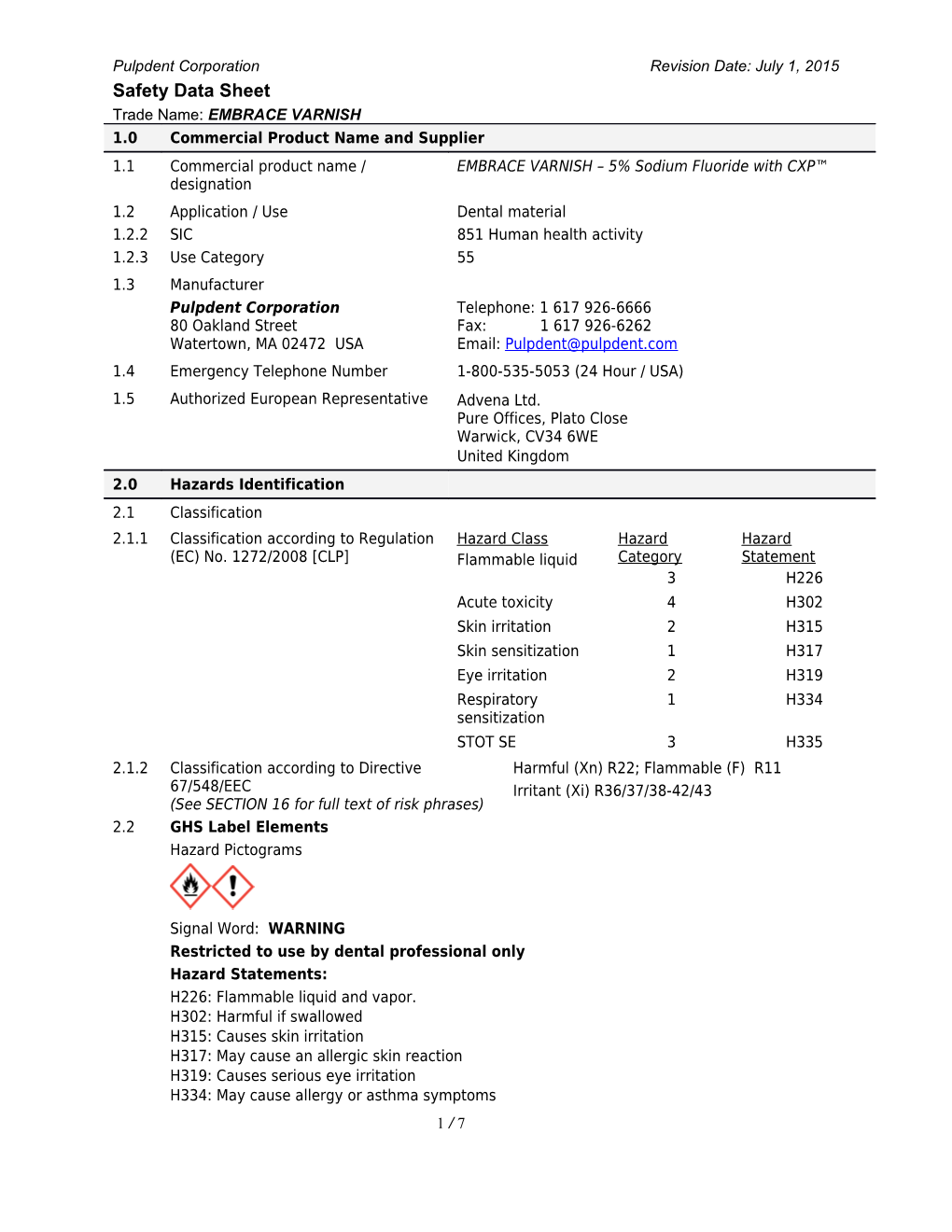 Ec Msds for Resin Products s4