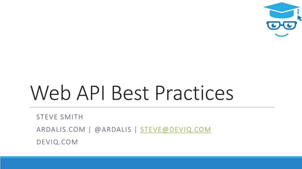 Web API Best Practices.Pdf