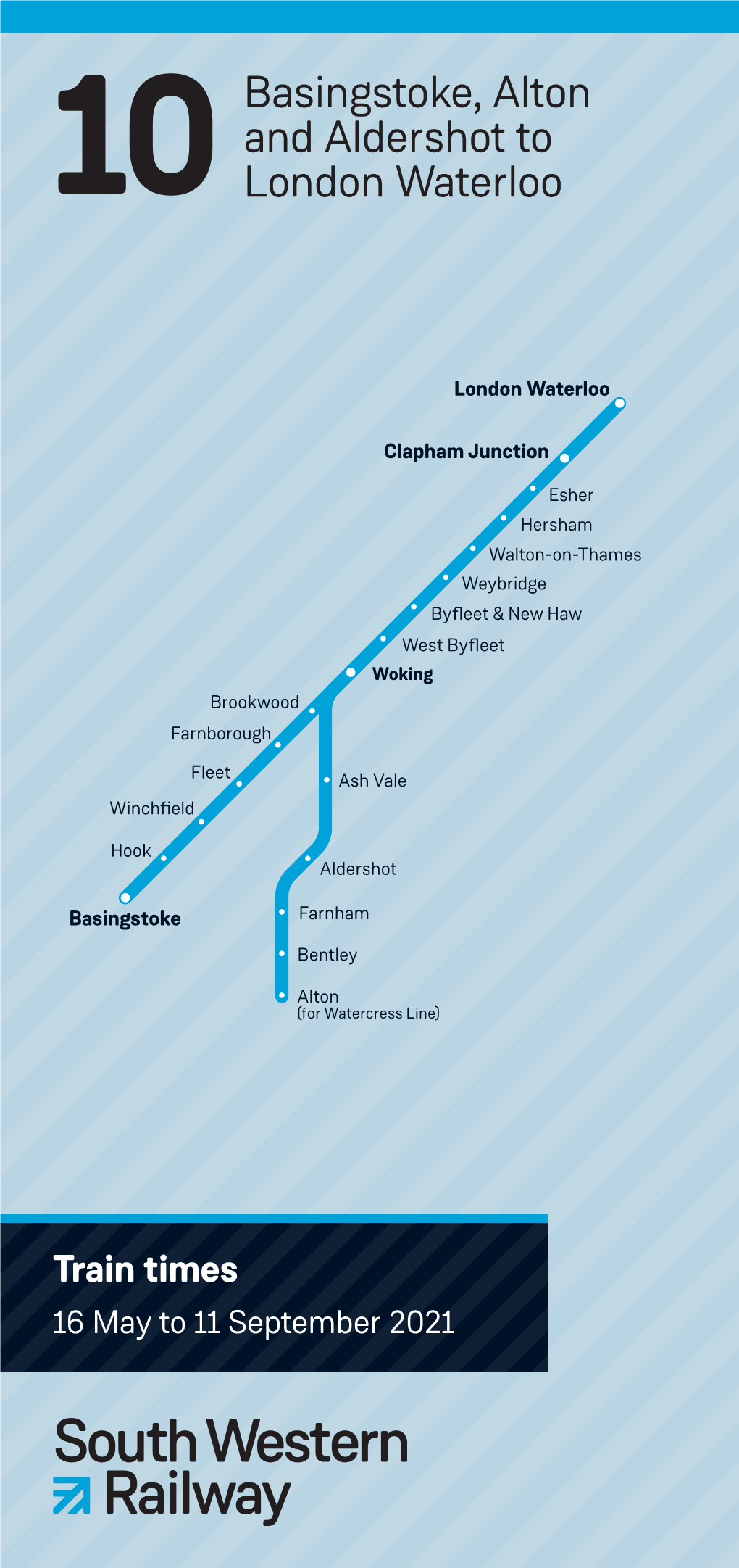 10Basingstoke, Alton and Aldershot to London