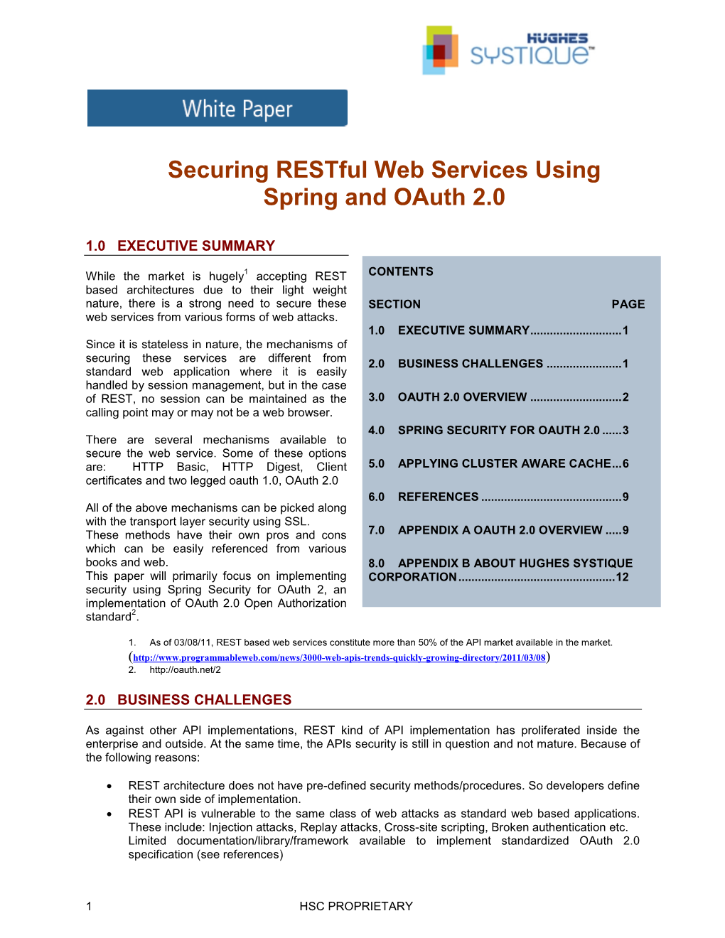 Securing Restful Web Services Using Spring and Oauth 2.0