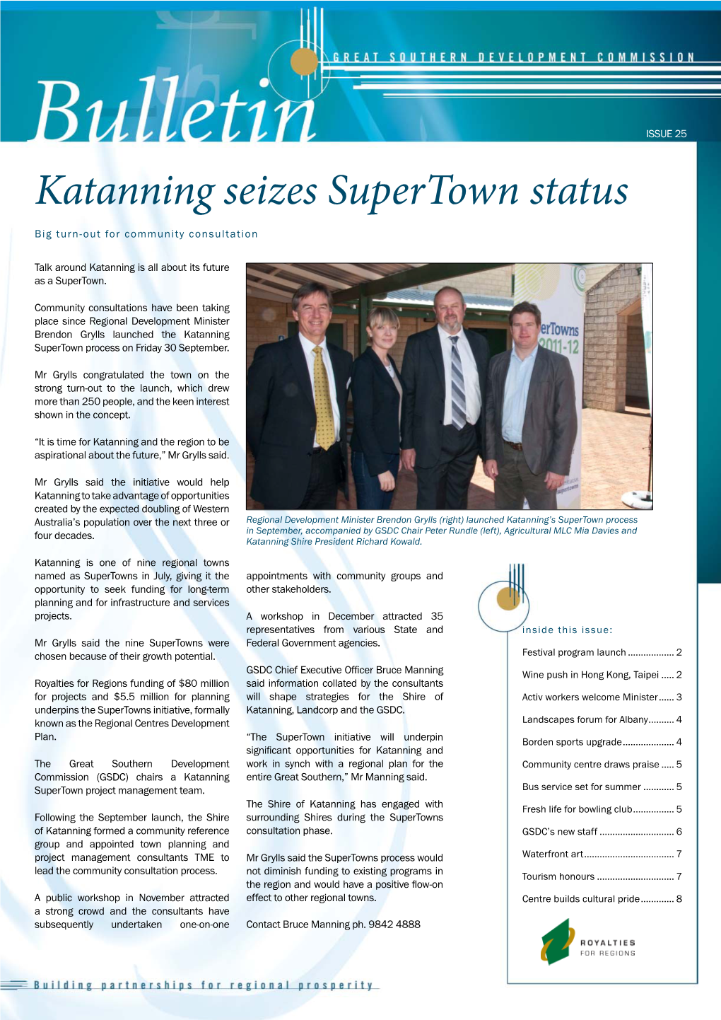 Katanning Seizes Supertown Status