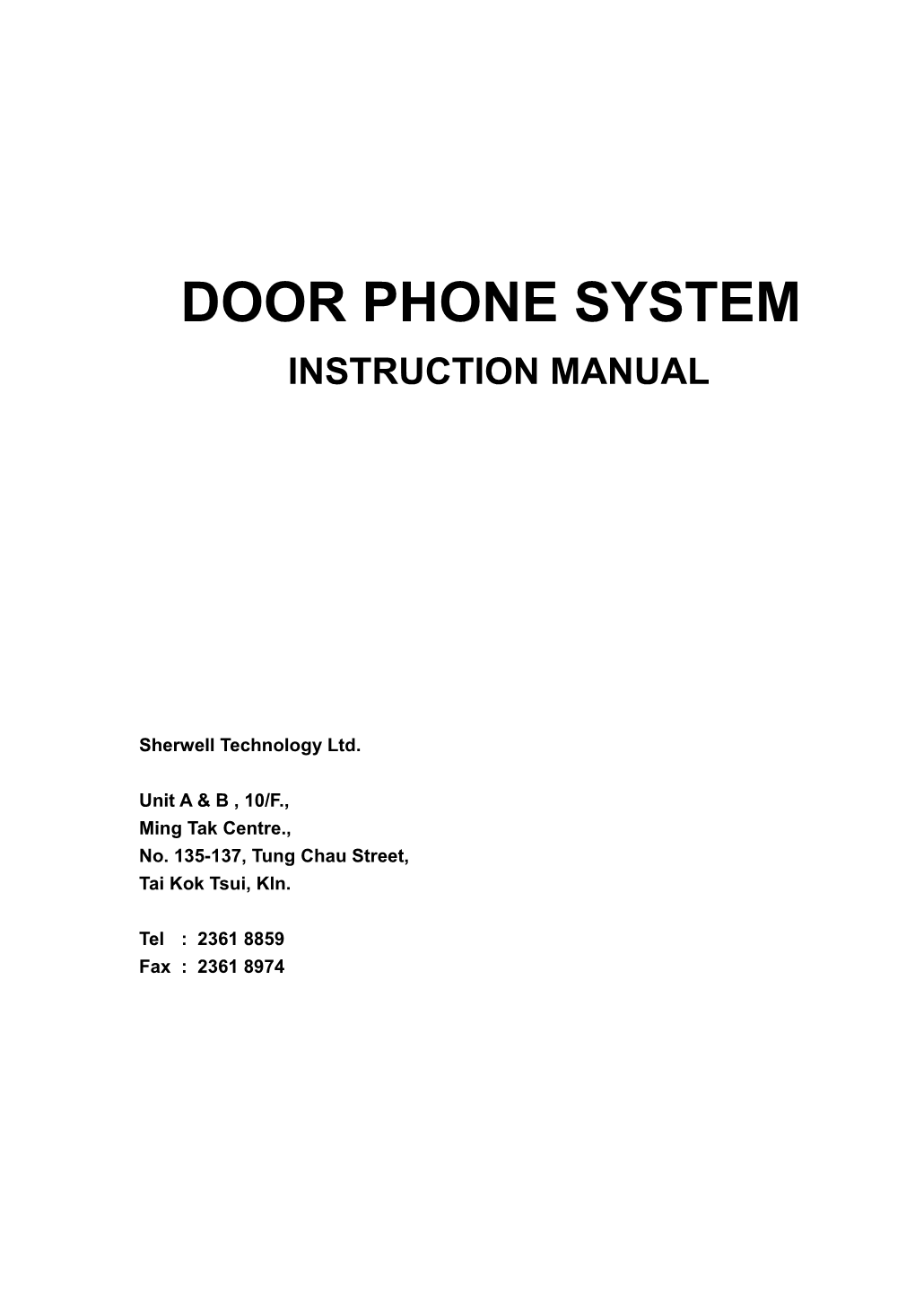 Door Phone System