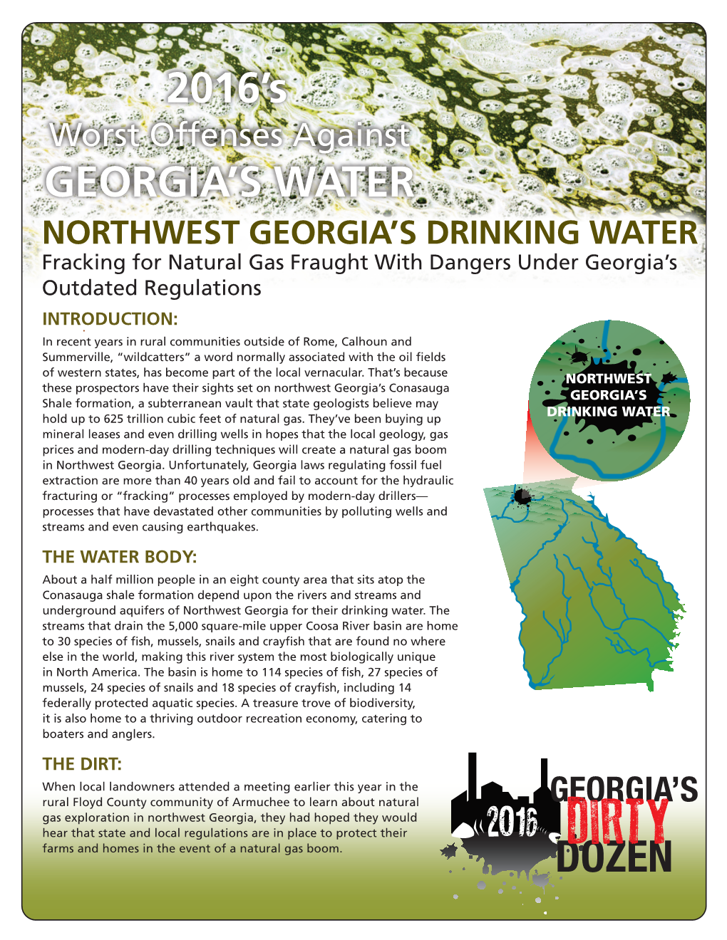 GEORGIA's WATER 2016'S
