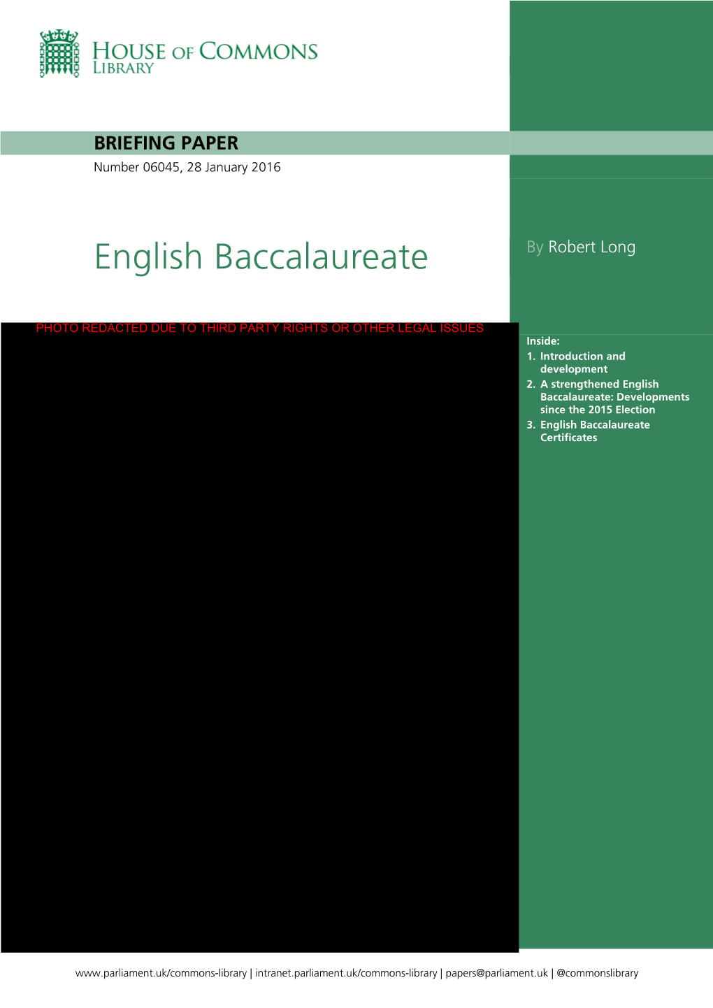 English Baccalaureate