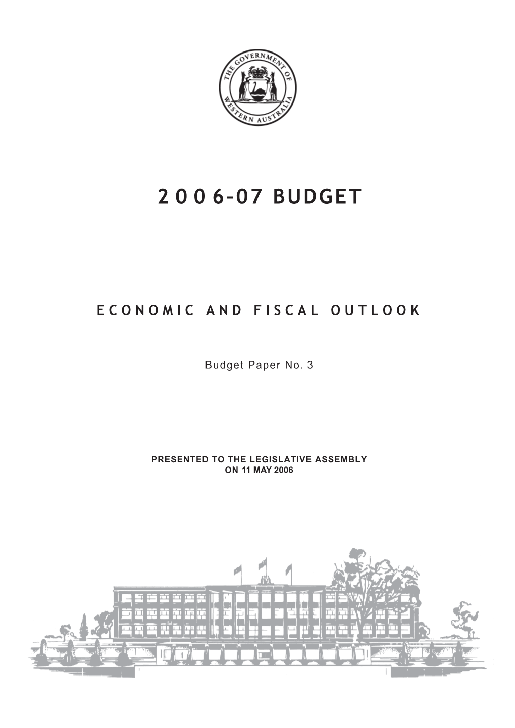 Economic and Fiscal Outlook