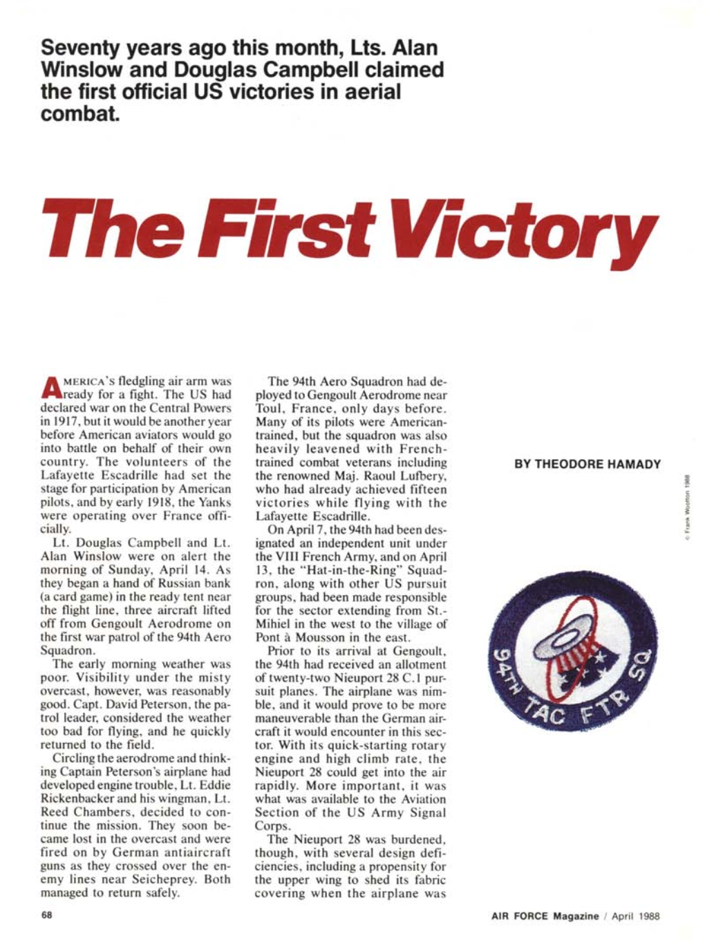 The First Victory