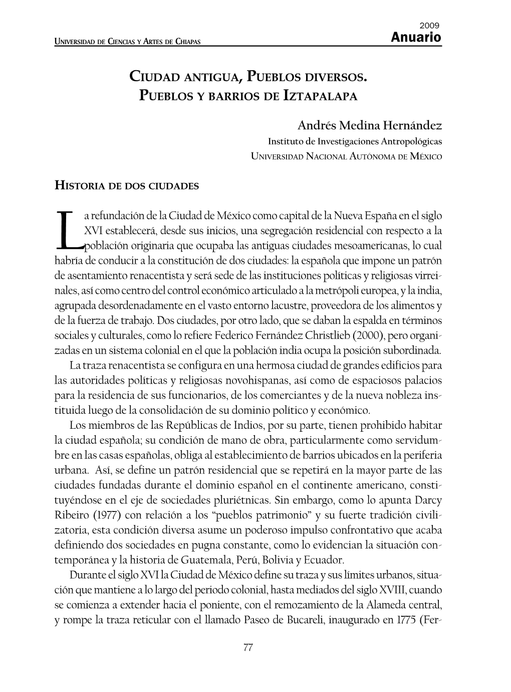Anuario Universidad De Ciencias Y Artes De Chiapas