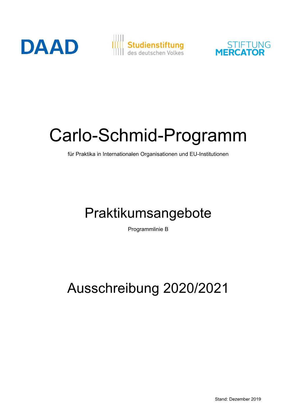 Carlo-Schmid-Programm