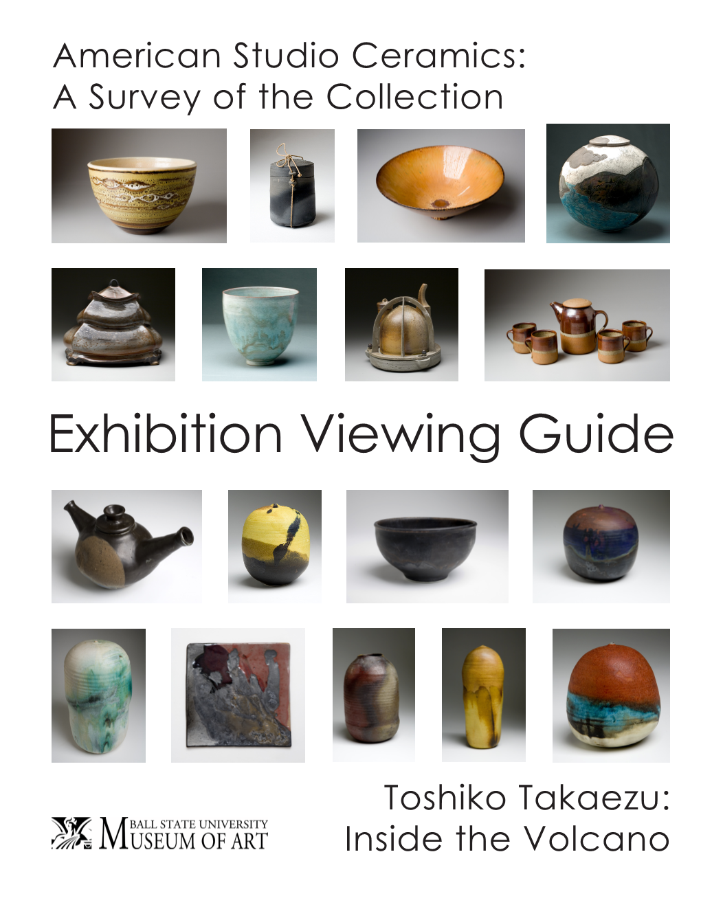 American Studio Ceramics, Viewing Guide