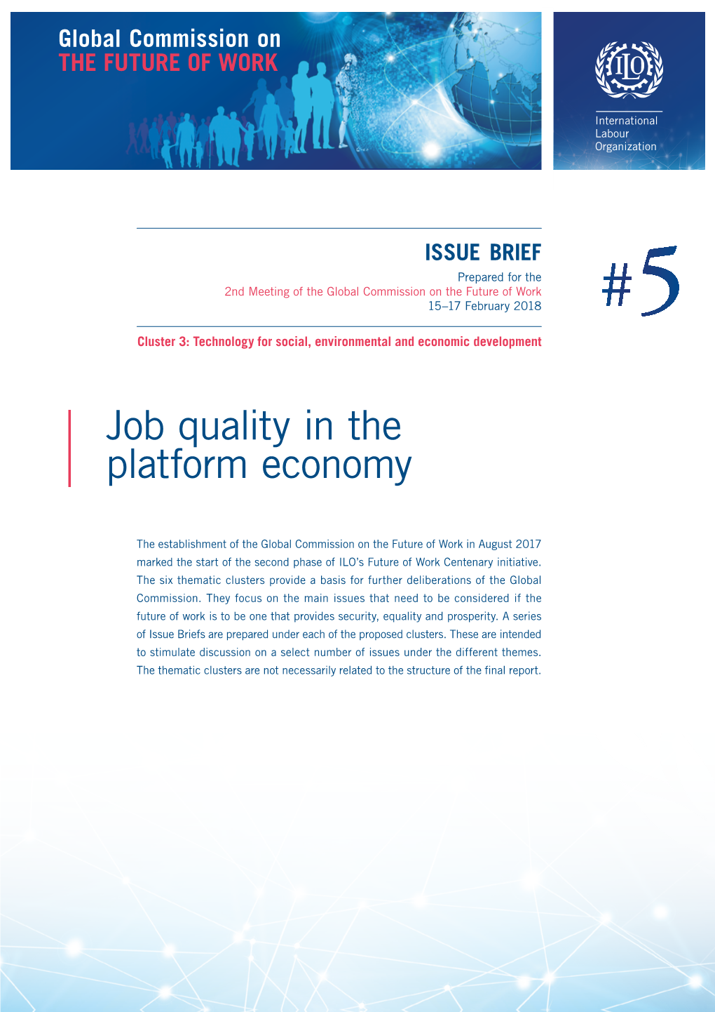 Job Quality in the Platform Economy