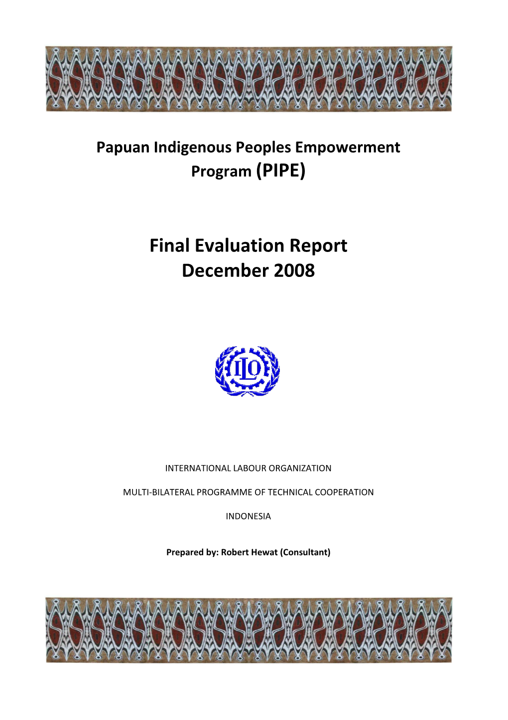 ILO PIPE Report Final Abridged