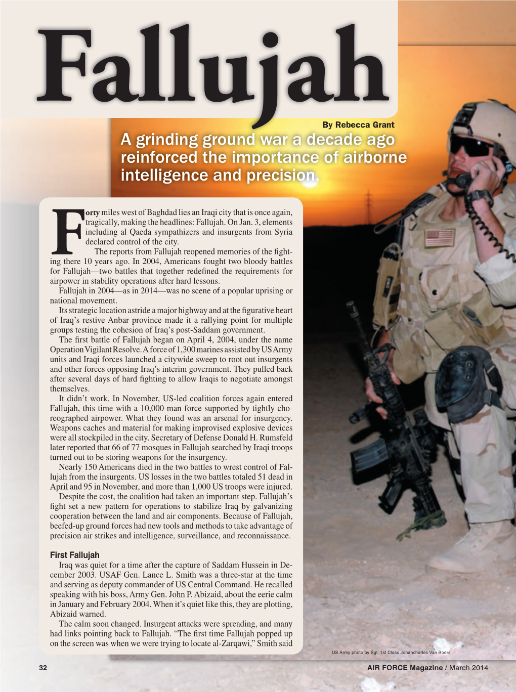 A Grinding Ground War a Decade Ago Reinforced the Importance of Airborne Intelligence and Precision